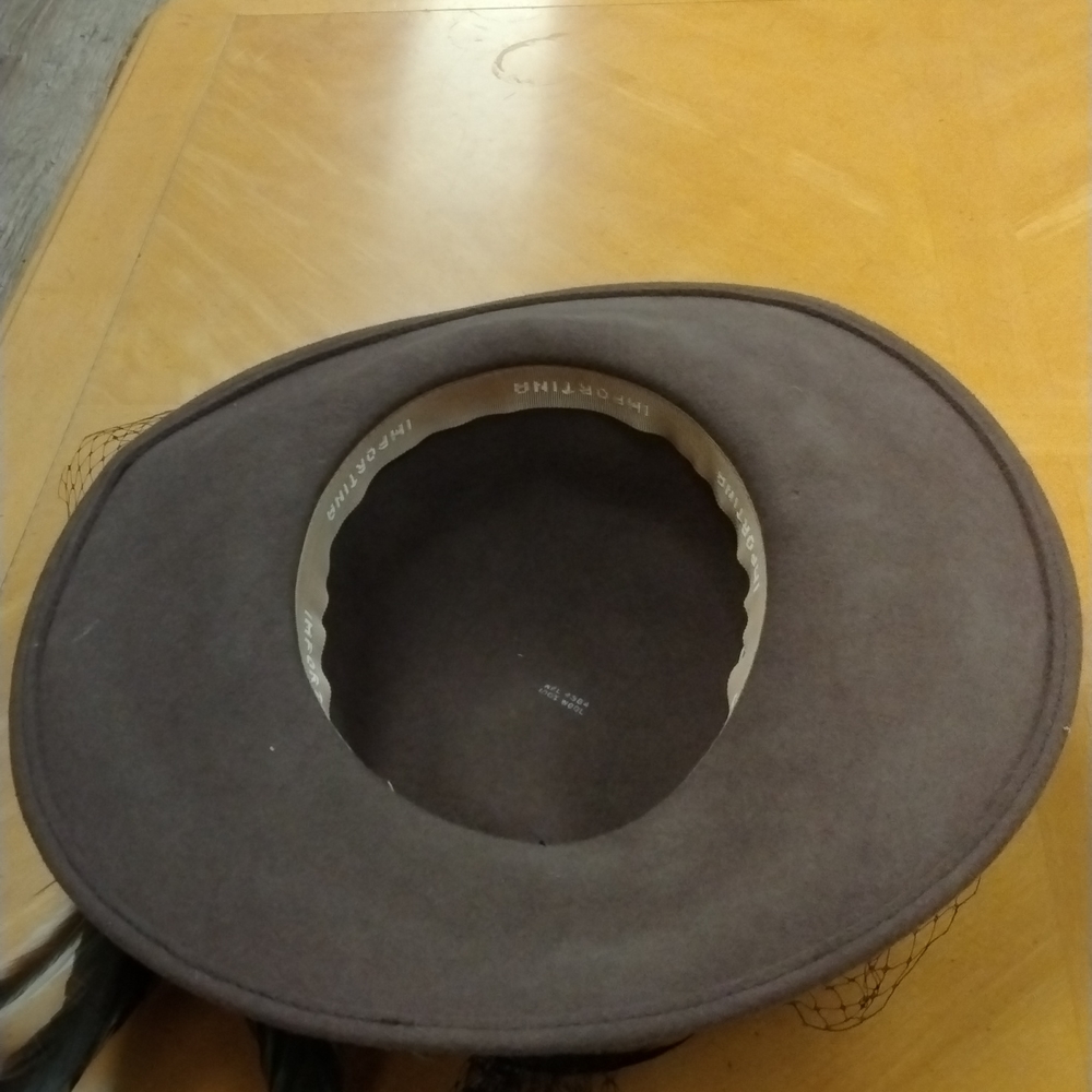 Vintage Designer Wool With Net,Satin,And Feathers - image 4